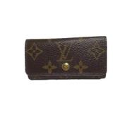 Louis Vuitton Vintage Pre-owned Canvas nyckelhllare Brown, Dam