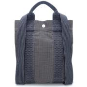 Hermès Vintage Pre-owned Tyg ryggsckar Gray, Dam