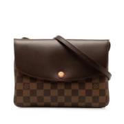 Louis Vuitton Vintage Pre-owned Plast axelremsvskor Brown, Dam