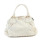 Miu Miu Pre-owned Pre-owned Tyg handvskor Beige, Dam