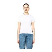 Y/Project Optic White Baby Tee Minimalistisk Stil White, Dam