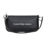 Calvin Klein Svart Axelväska Damväska Black, Dam