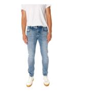 G-star Slim Fit Mid Waist Jeans Blue, Herr