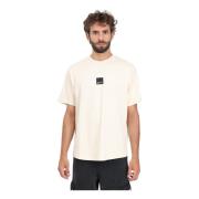 Karl Lagerfeld Herr Logo Patch T-shirt Beige, Herr