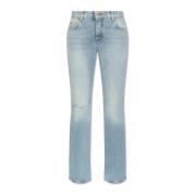 Balmain Flare jeans Blue, Dam