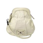 Burberry Vintage Pre-owned Tyg axelremsvskor Beige, Dam