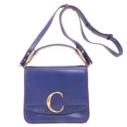 Chloé Pre-owned Pre-owned Tyg axelremsvskor Blue, Dam