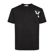 John Richmond Herr Casual T-shirt Black, Herr