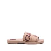 Chloé Broderad Multi-Way Strap Sandaler Pink, Dam