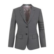 Thom Browne Klassisk Sportkavaj Gray, Dam