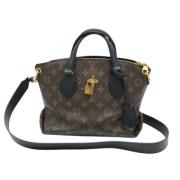 Louis Vuitton Vintage Pre-owned Tyg louis-vuitton-vskor Brown, Dam