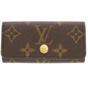 Louis Vuitton Vintage Pre-owned Canvas nyckelhllare Brown, Dam