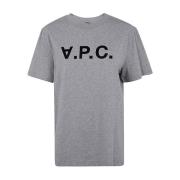 A.p.c. Mörkblå Chino T-shirt Gray, Dam