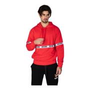 Moschino Herr Logo Band Sweatshirt Red, Herr