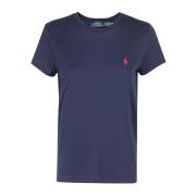 Ralph Lauren Casual Bomulls T-shirt Blue, Dam