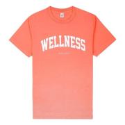 Sporty & Rich Ivy Bomull Logo T-shirt Pink, Dam