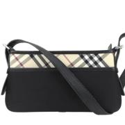 Burberry Vintage Pre-owned Tyg axelremsvskor Black, Dam