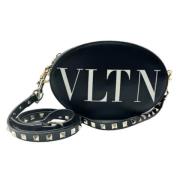 Valentino Vintage Pre-owned Tyg axelremsvskor Black, Dam