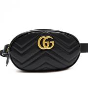 Gucci Vintage Pre-owned Tyg gucci-vskor Black, Dam