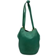 Loewe Pre-owned Pre-owned Tyg axelremsvskor Green, Dam