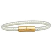 Chanel Vintage Pre-owned Vitt guld chanel-smycken White, Dam