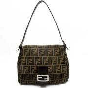 Fendi Vintage Pre-owned Canvas fendi-vskor Green, Dam