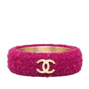 Chanel Vintage Pre-owned Metall chanel-smycken Purple, Dam