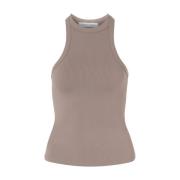 Anine Bing Järn Tank Top Brun Brown, Dam