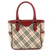 Burberry Vintage Pre-owned Tyg totevskor Multicolor, Dam