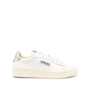 Autry Klassiska vita lädersneakers White, Dam