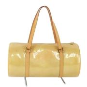 Louis Vuitton Vintage Pre-owned Tyg louis-vuitton-vskor Beige, Dam