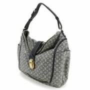 Louis Vuitton Vintage Pre-owned Canvas axelremsvskor Gray, Dam