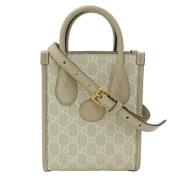 Gucci Vintage Pre-owned Tyg gucci-vskor Beige, Dam