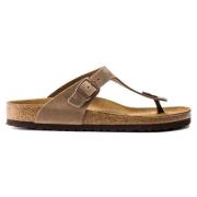 Birkenstock Klassisk Brun Sandal - Gizeh Modell Brown, Dam