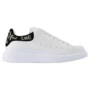 Alexander McQueen Laeder sneakers White, Dam