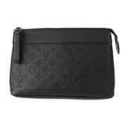 Louis Vuitton Vintage Pre-owned Tyg louis-vuitton-vskor Black, Dam