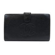 Chanel Vintage Pre-owned Laeder plnbcker Black, Dam