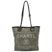 Chanel Vintage Pre-owned Laeder chanel-vskor Gray, Dam