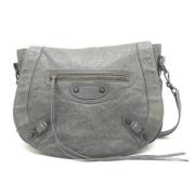 Balenciaga Vintage Pre-owned Laeder balenciaga-vskor Gray, Dam