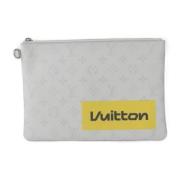 Louis Vuitton Vintage Pre-owned Tyg louis-vuitton-vskor White, Dam