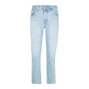 Levi's Original Cropped Jeans för Kvinnor Blue, Dam