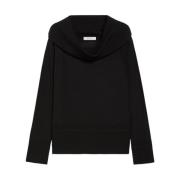 Max Mara Svart Tröja med Långa ärmar Black, Dam