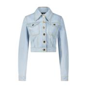 Etro Kort Denimjacka Blue, Dam