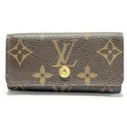 Louis Vuitton Vintage Pre-owned Canvas nyckelhllare Brown, Dam