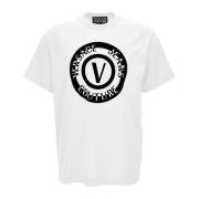 Versace Jeans Couture Stiliga T-shirts och Polos White, Herr