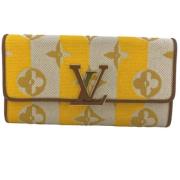 Louis Vuitton Vintage Pre-owned Laeder plnbcker Yellow, Dam