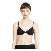 TotêMe Svart Smockad Bikini Top Black, Dam