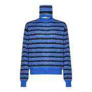 Marni Fashionable Sweater Picks Blue, Herr