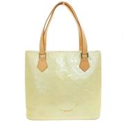 Louis Vuitton Vintage Pre-owned Tyg louis-vuitton-vskor Beige, Dam