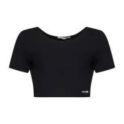 Alaïa Elegant Svart Topp Black, Dam